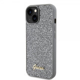 Guess iPhone 15 Cover Square Mirror Sølv