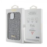 Guess iPhone 15 Cover Square Mirror Sølv
