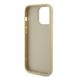 Guess iPhone 15 Pro Max Cover Fixed Glitter Guld