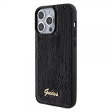 Guess iPhone 15 Pro Max Cover Paillet Sort
