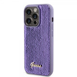 Guess iPhone 15 Pro Max Cover Sequin Lilla