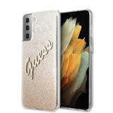 Guess Samsung Galaxy S21 Cover Vintage Guld