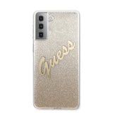 Guess Samsung Galaxy S21 Cover Vintage Guld