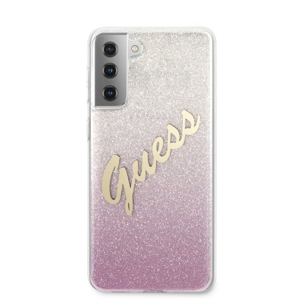 Guess Samsung Galaxy S21 Cover Vintage Rosa