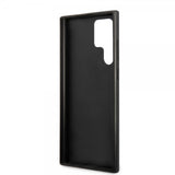 Guess Samsung Galaxy S22 Ultra Cover Saffiano Metal Logo Rosa