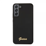 Guess Samsung Galaxy S22 Plus Cover Script Metal Logo Sort