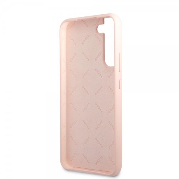 Guess Samsung Galaxy S22 Plus Cover Script Metal Logo Pale Pink
