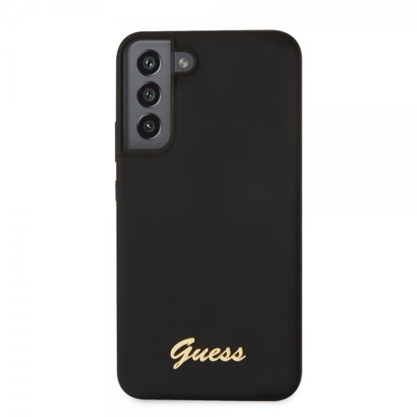Guess Samsung Galaxy S22 Cover Script Metal Logo Sort