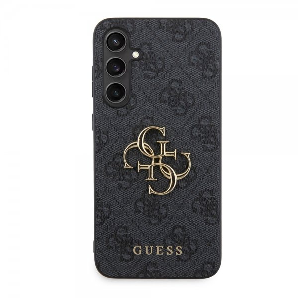 Guess Samsung Galaxy S23 FE Cover 4G Metal Logo Grå