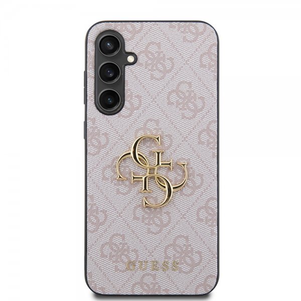 Guess Samsung Galaxy S23 FE Cover 4G Metal Logo Rosa