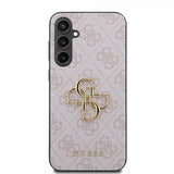 Guess Samsung Galaxy S23 FE Cover 4G Metal Logo Rosa