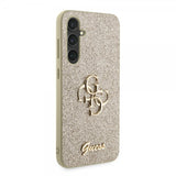 Guess Samsung Galaxy S23 FE Cover Fixed Glitter Guld