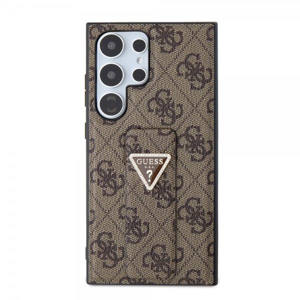 Guess Samsung Galaxy S24 Ultra Skal Grip Stand Function Brun