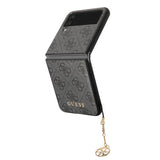 Guess Samsung Galaxy Z Flip 4 Cover 4G Charms Grå