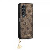 Guess Samsung Galaxy Z Fold 4 Cover 4G Charms Brun