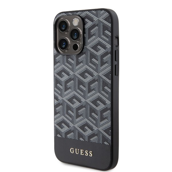 Guess iPhone 15 Pro Max Cover G Cube MagSafe Sort