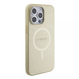 Guess iPhone 15 Pro Max Cover Saffiano MagSafe Beige