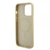Guess iPhone 15 Pro Max Cover Saffiano MagSafe Beige