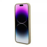 Guess iPhone 15 Pro Max Cover Saffiano MagSafe Beige