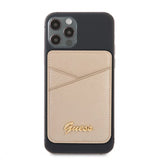Guess Magnetisk Kortholder Metal Logo MagSafe Guld