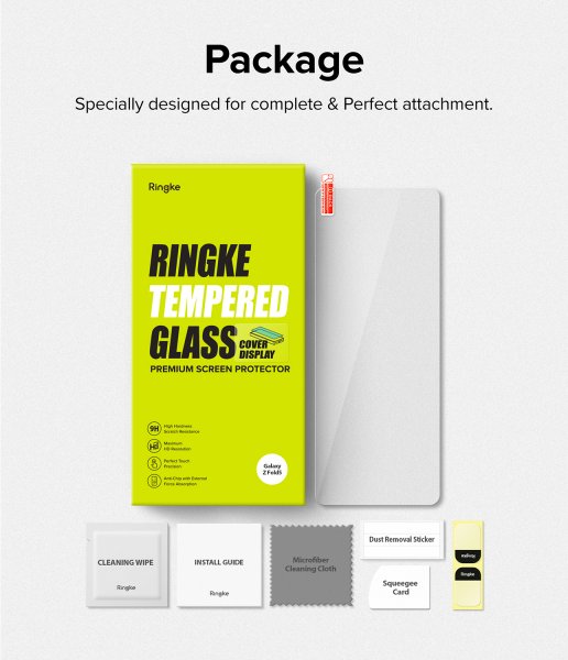 Ringke Samsung Galaxy Z Fold 5 Skærmbeskyttelse Cover Display Beskyttelsesglas