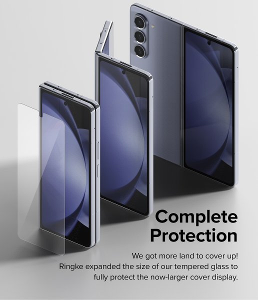 Ringke Samsung Galaxy Z Fold 5 Skærmbeskyttelse Cover Display Beskyttelsesglas