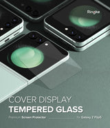 Ringke Samsung Galaxy Z Flip 5 Skærmbeskyttelse Cover Display Protector Glass 2-pak