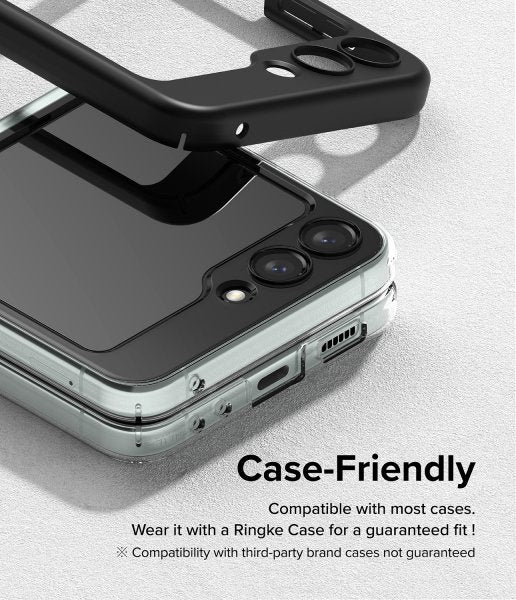 Ringke Samsung Galaxy Z Flip 5 Skærmbeskyttelse Cover Display Protector Glass 2-pak