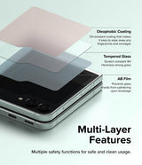 Ringke Samsung Galaxy Z Flip 5 Skærmbeskyttelse Cover Display Protector Glass 2-pak
