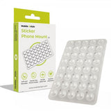 Mobilholder Sticker Phone Mount Klar Hvid