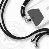 Xqisit Halsrem til mobiltelefon Sort