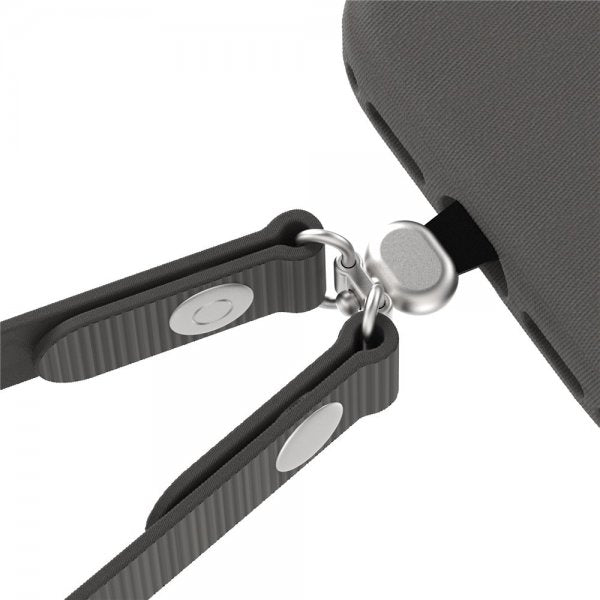 Halsrem til mobil Quick Release Magnetisk Sort