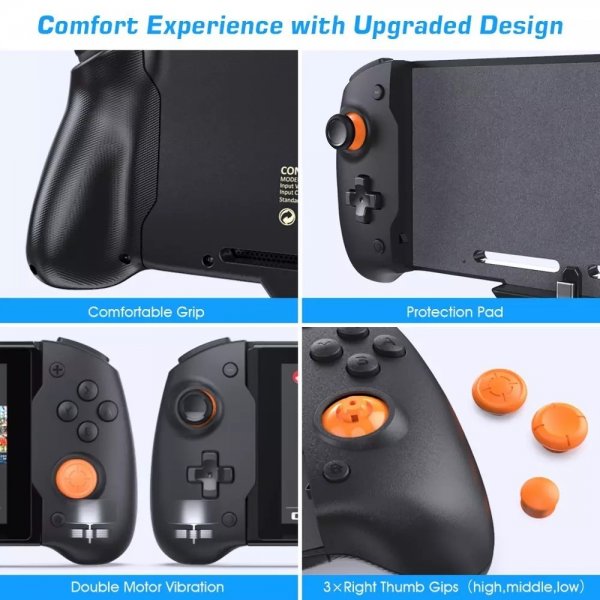 Dobe Håndholdt Spillecontroller med Etui til Nintendo Switch