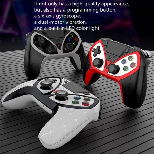 Ipega Controller til PS4 med lydudgang Sort/Rød