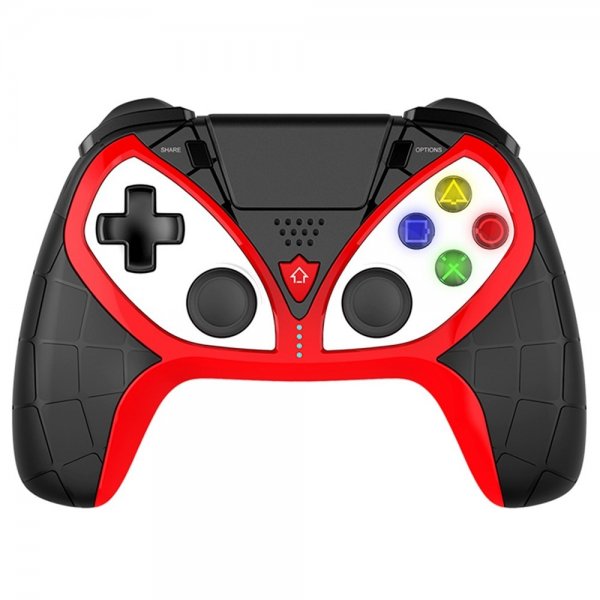 Ipega Controller til PS4 med lydudgang Sort/Rød