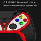 Ipega Controller til PS4 med lydudgang Sort/Rød