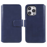 Nordic Covers iPhone 14 Pro Etui Essential Læder Heron Blue