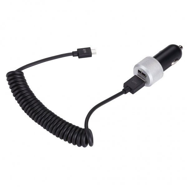 Just Mobile Highway Max Billader med Micro USB og Dobbelt Stik