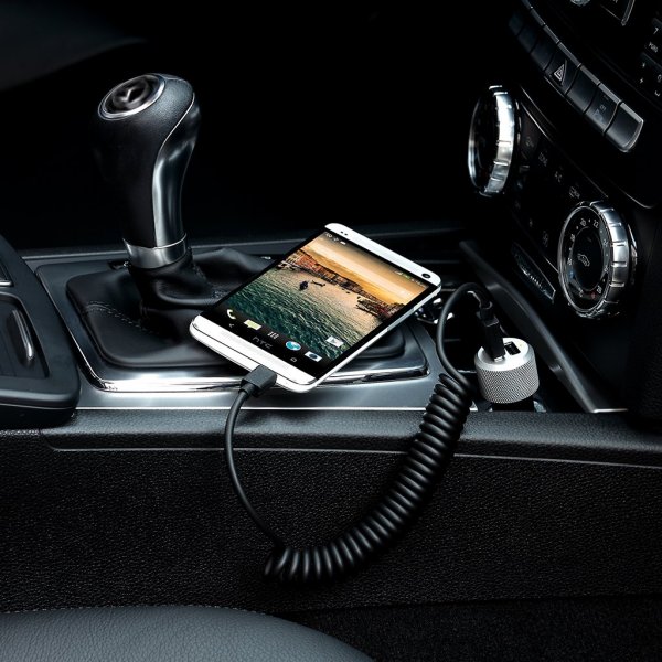 Just Mobile Highway Max Billader med Micro USB og Dobbelt Stik
