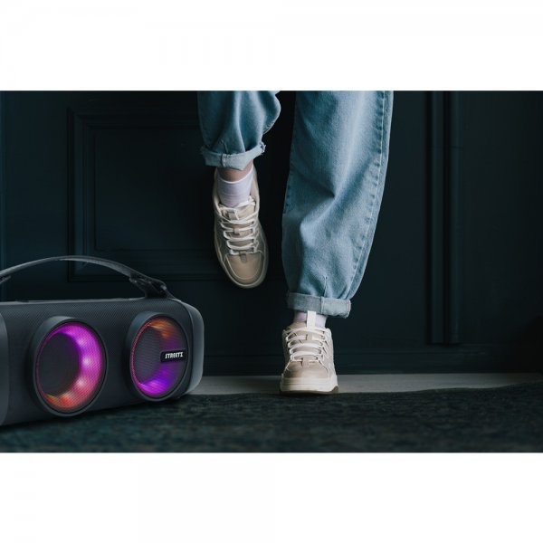 Streetz Højttaler B100 Bluetooth Boombox Højttaler Sort