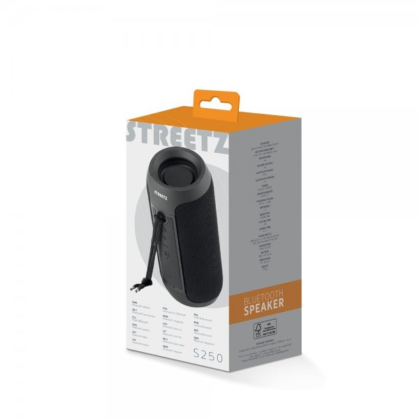 Streetz Højttaler S250 Bluetooth-højttaler 10W Sort