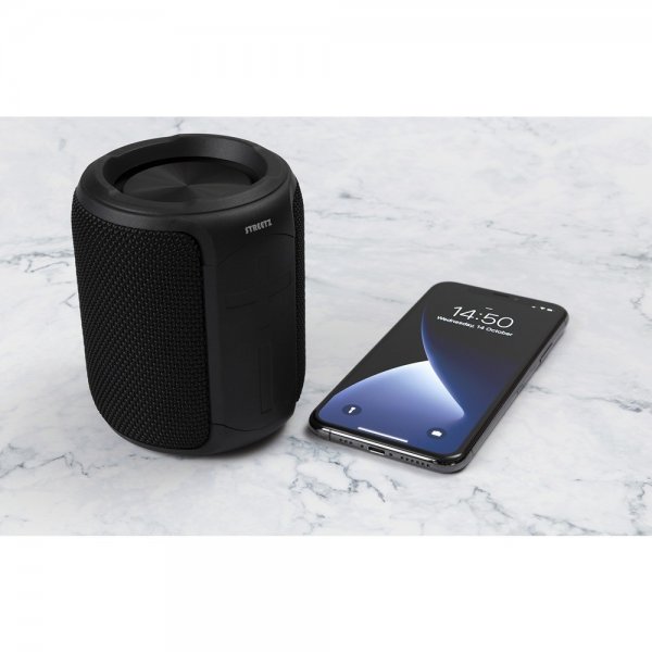 Streetz Højttaler S300 Vandtæt Bluetooth Højttaler Sort