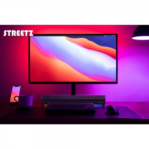 Streetz Højttaler SB100 Bluetooth Soundbar Sort