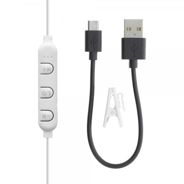 Streetz Høretelefoner BT110 Trådløse Earbuds Hvid