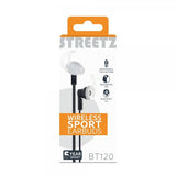 Streetz Høretelefoner BT120 Wireless Sport Earbuds Sort
