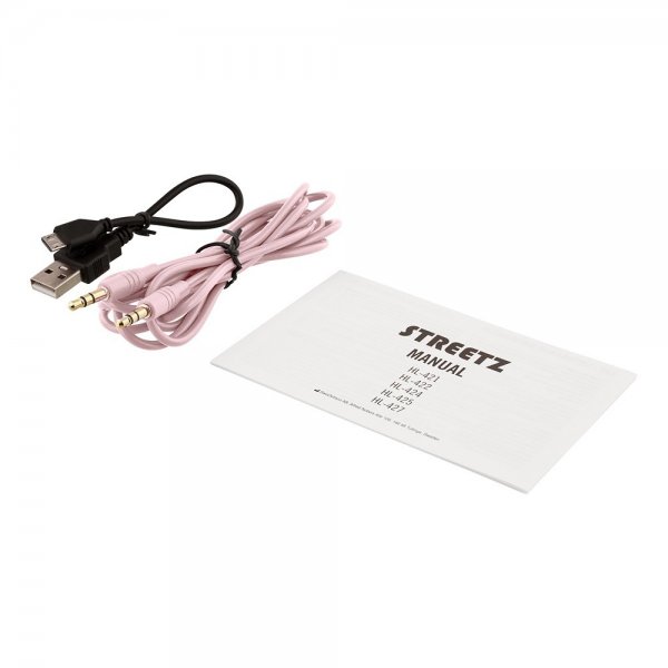 Streetz Høretelefoner BT200 Wireless Headphones Rosa