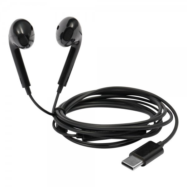 Streetz Høretelefoner C200 Semi-In-Ear Headset USB-C Sort
