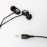 Jays Kablede Høretelefoner d-JAYS Sound Isolating Earphones 3.5mm Sort