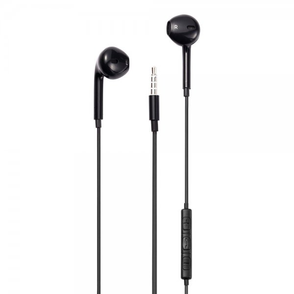 Streetz Hovedtelefoner E100 Semi-In-Ear Høretelefoner 3.5mm Sort