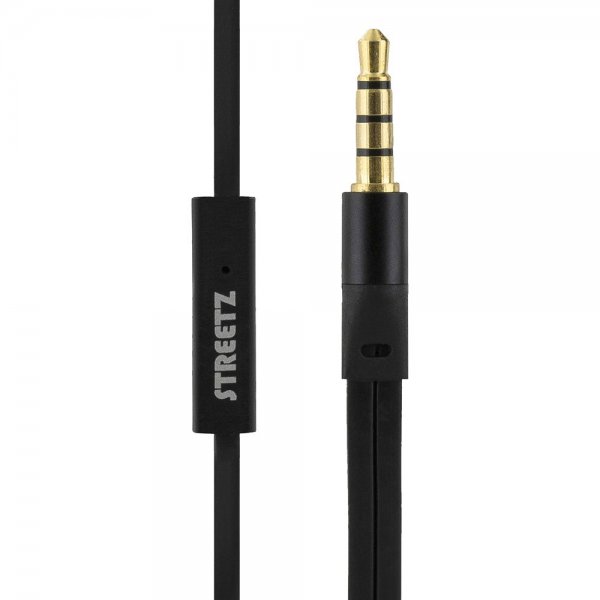 Streetz Høretelefoner E110 Earbuds 3.5mm Sort